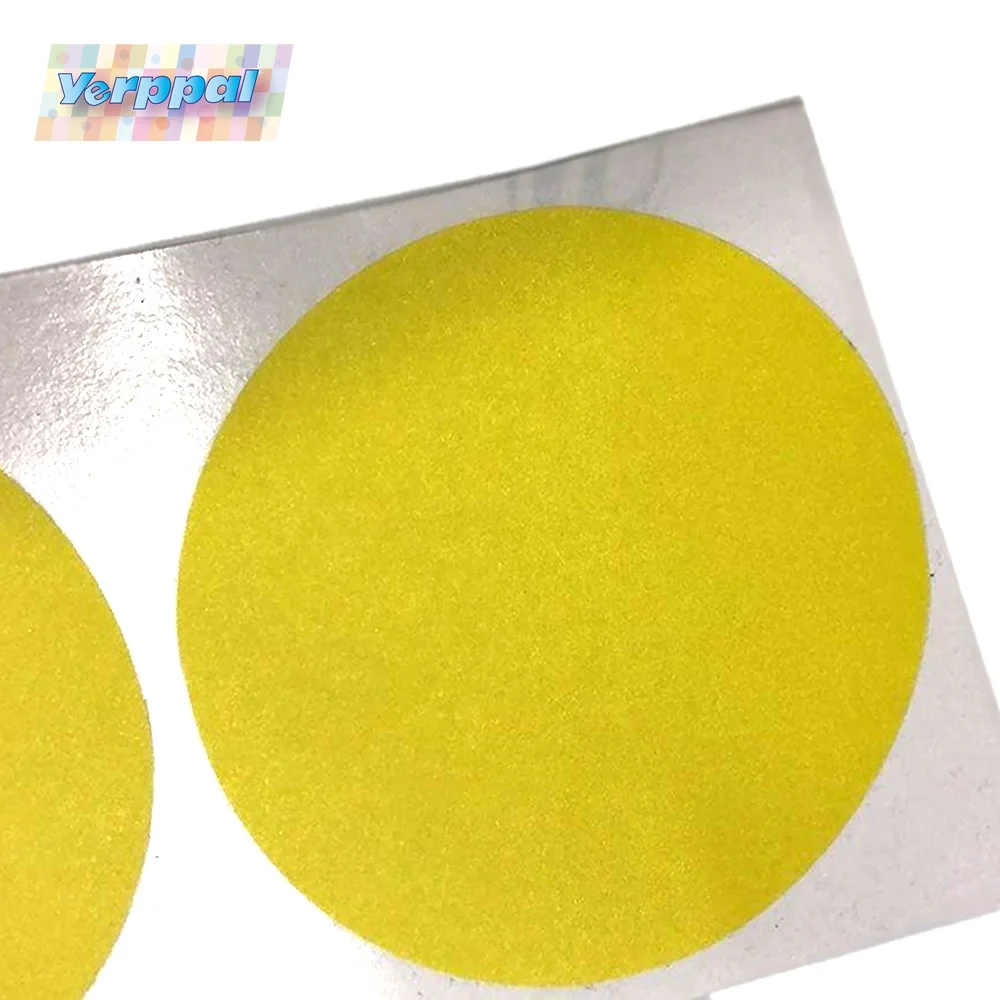 2019 Hot Sale Blank Adhesive Colorful Point Round Label Dot Sticker 1 Inch Diameter