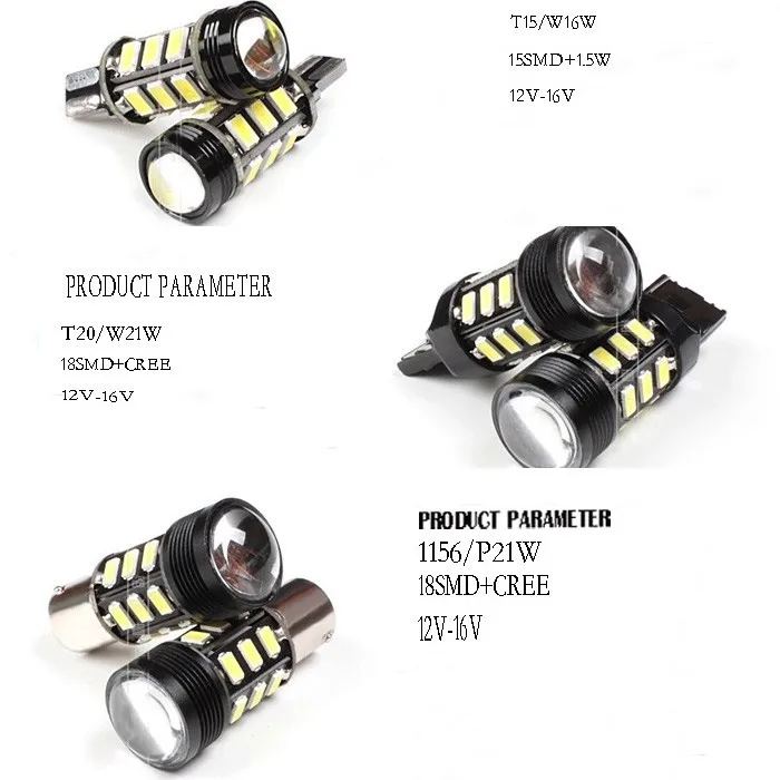 высокое качество t15 автомобиль водить стороны зеркала свет лампы