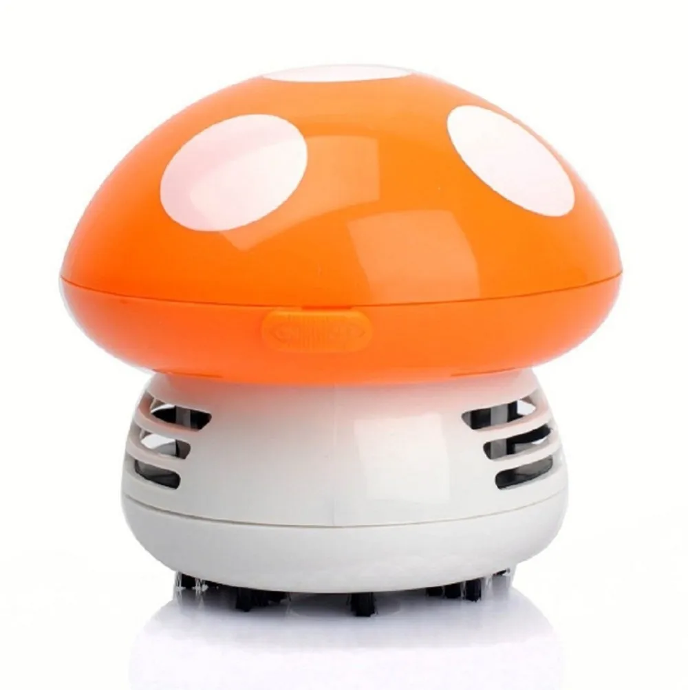 Cute Portable mushroom cartoon Mini Desktop Vacuum Desk Dust Cleaner
