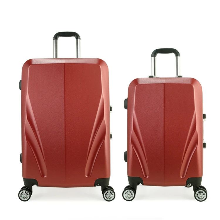 Abs Pc Designer Hardside Luggage Bag Sets Suitcase Travel 2 Piece Trolley Luggage Set
