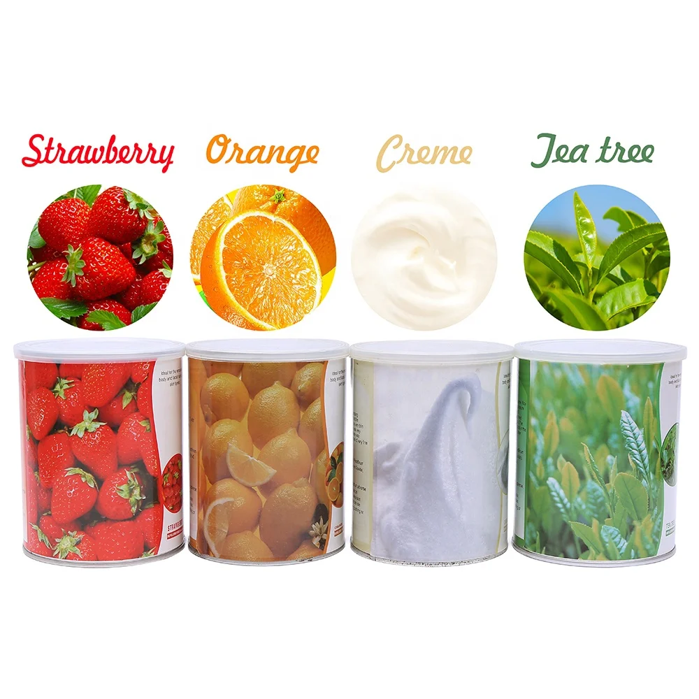 800g OEM odm factory cheap price Orange Flavor Hair Removal Warm Wax depilatory warm wax