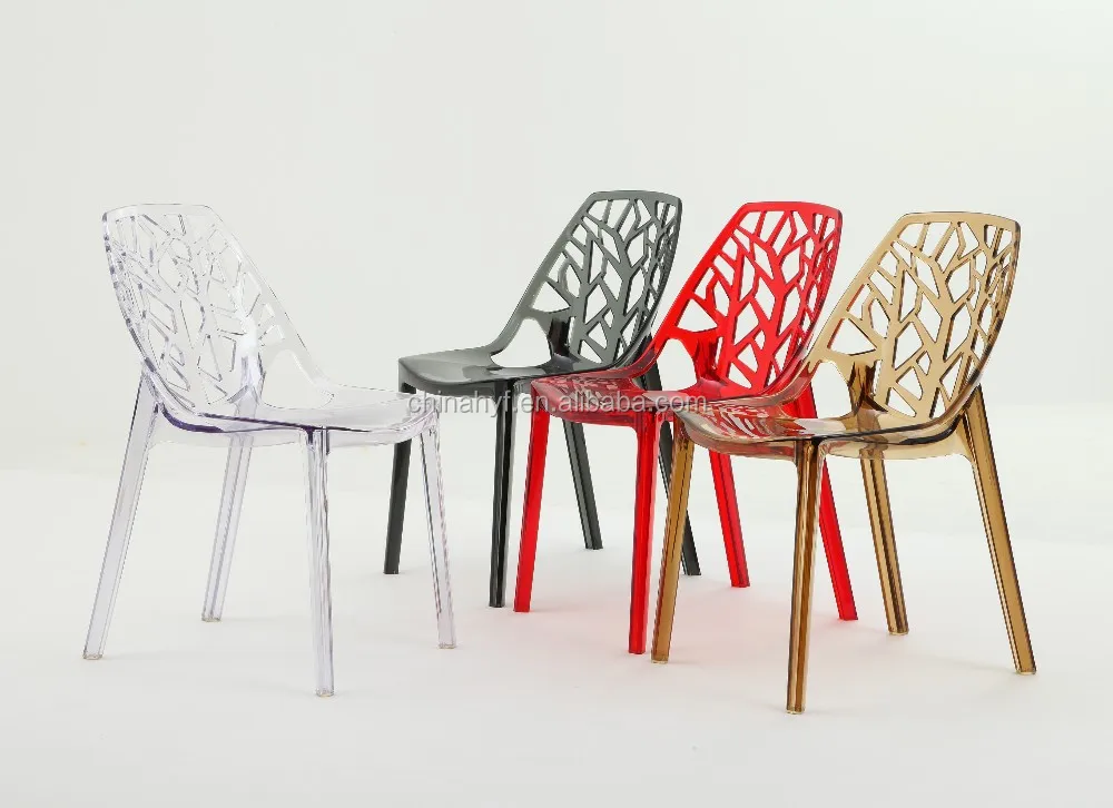
Modern Design Plastic Crystal Chair Acrylic Chair Outdoor ChairPC-107A 