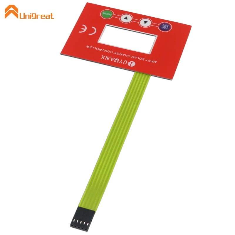 Factory price esd shielding soft touch electrical switch poly dome membrane keyboard tactile keypad for experimental facilities