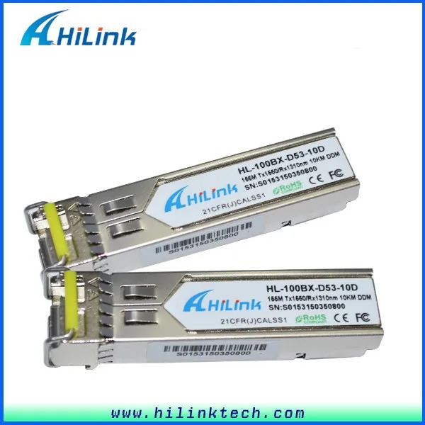 Оптический модуль WDM 155 м биди WDM оптических SFP 10 км