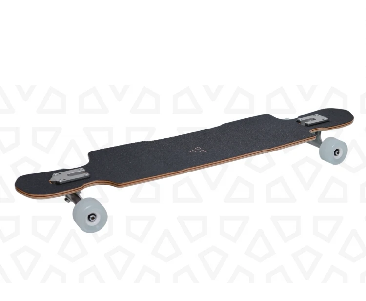 
Drop Through Longboard 39 x 9.32 inches Hard Rock Canadian Maple Skateboard for Freeride Freestyle Downhill AQ1315 