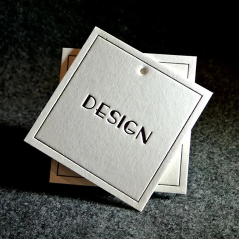 
 Бирка для одежды из белой бумаги на заказ, бирка для одежды с собственным логотипом  