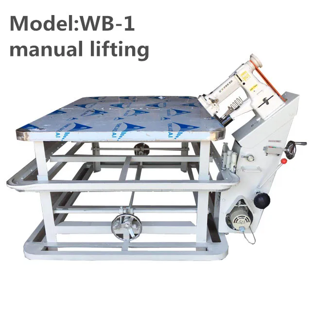 wb-1 Lowest price economic small automatic mattress tape edge sewing machine