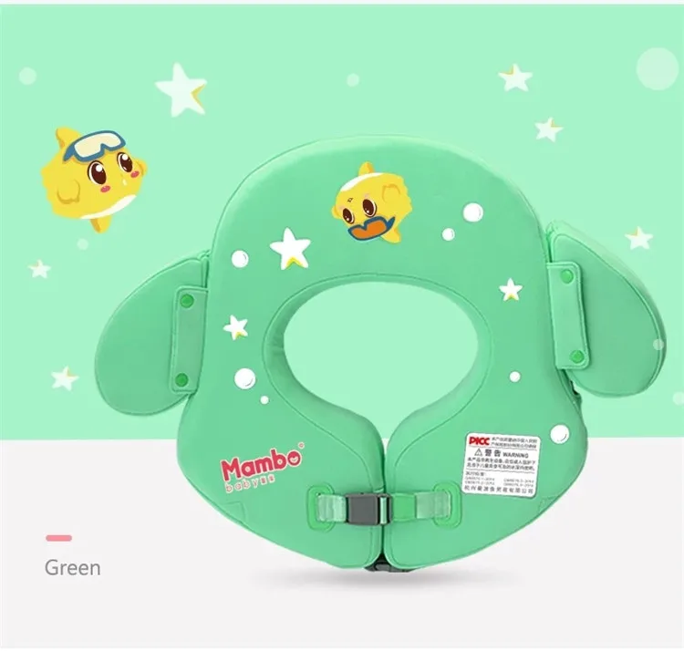 Baby swimming ring free inflatable infant armpit floating kids swim pool accessories circle bathing solid double raft rings toy