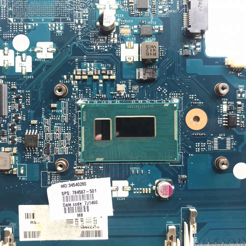 100% working For HP 15-R Series Laptop Motherboard 784567-501 LA-A992P With i7-4510U Processor