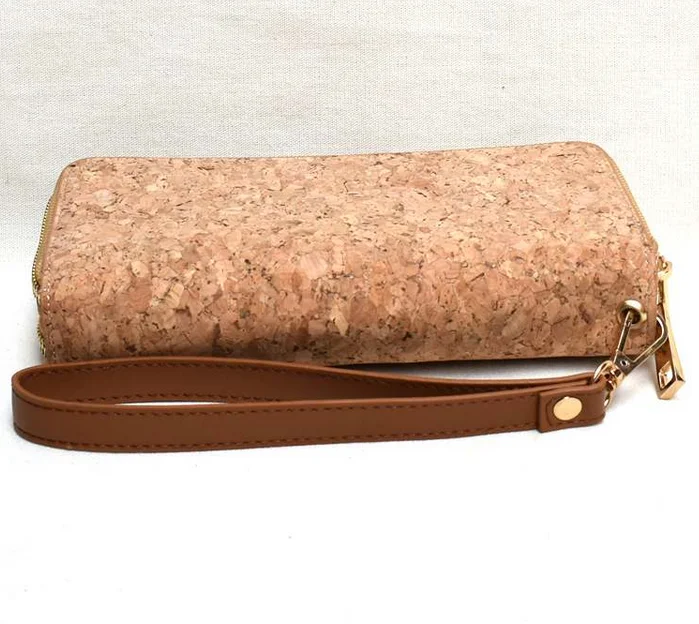 Natural Cork Leather Wallet for Men Clutch Wholesale