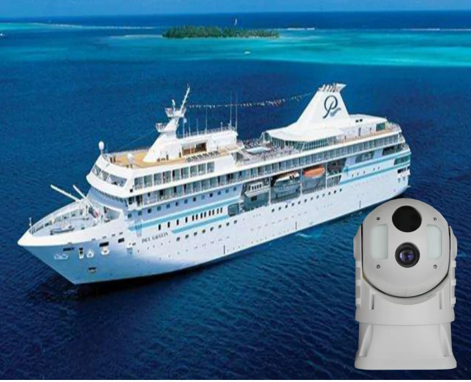 IP67 водонепроницаемый большой морская камера система с 2 оси гироскопа стабилизированный