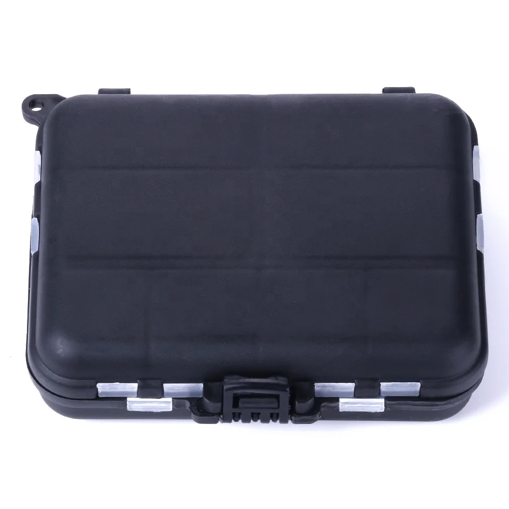 NEWUP 12*10*3.5 CM 12 compartment Multifunction fishing tackle lure box hook Toolbox Accessory box