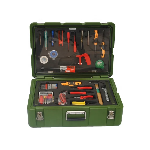 
Waterproof durable plastic computer case with handle 