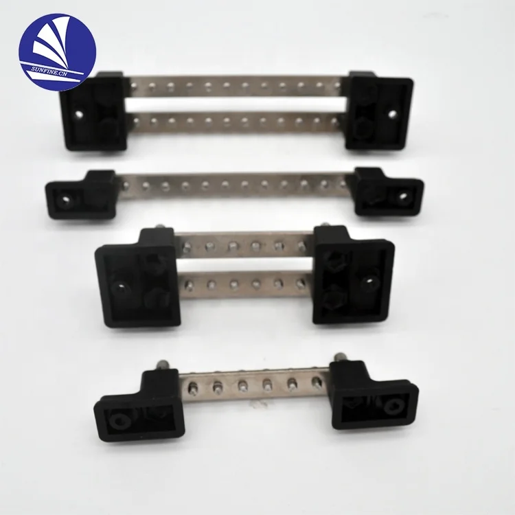 Bus Bar6,12,2x6,2x12 Way power post junction block Negative distribution block bus bar with cover