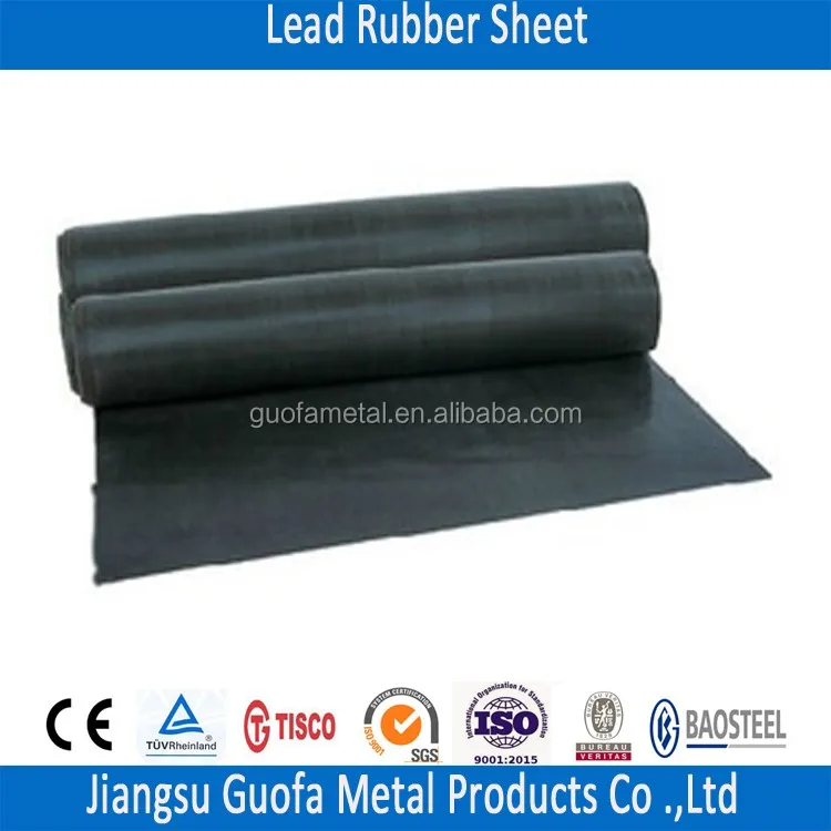 
0.5mm thick Lead rubber Sheet roll For X-Ray Room 