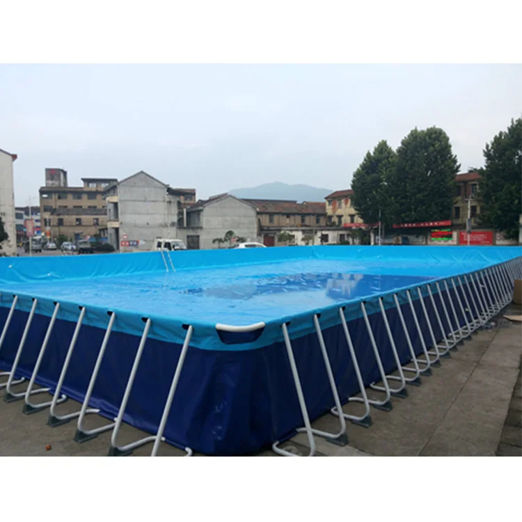 
Summer Outdoor Metal Steel Frame Swimming Pool Equipment 
