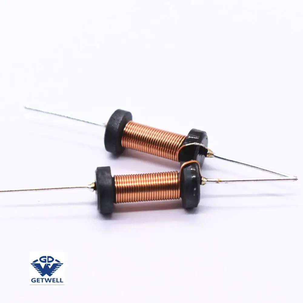 Electromagnetic induction coil fixed inductor 820uh/Horizontal inductance
