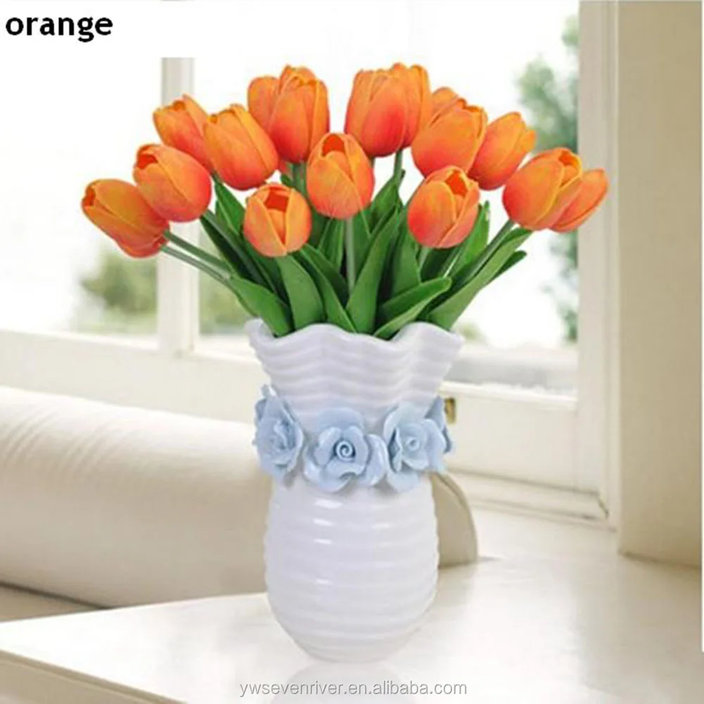 high-quality simulation flowers high simulation artificial Tulipa gesneriana tulip