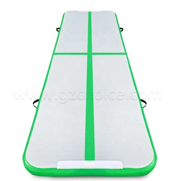 China Factory Cheap Dwf Material Gymnastics Tumbling Mat Inflatable air Track Yoga for Sale