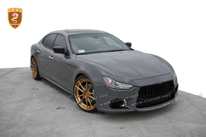 WD стиль наборы тела для Maserati передняя губа для Maserati Ghibli