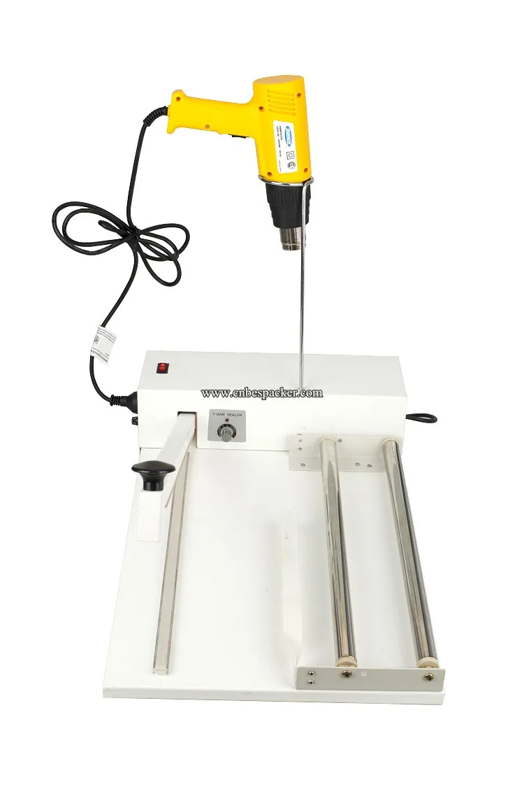 SKA-300 Пищевой Пластиковый Мешок Руку Sealer Машина С Сокращение Пистолет Через Дополнительный