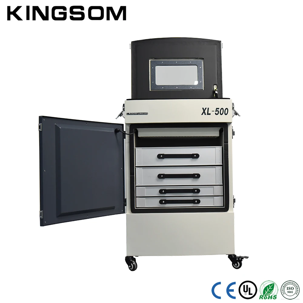 Kingsom Новый дымоуловитель XL-500 очиститель воздуха лазерные станки