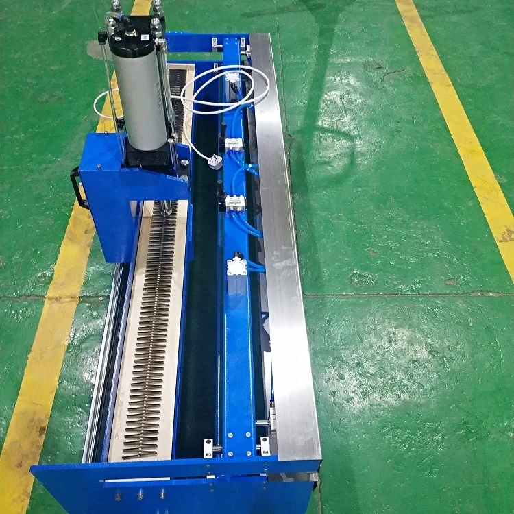 pvc/pu conveyor belts finger punching machine with free u-type cutter