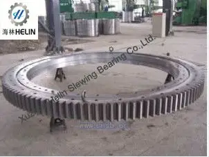 Series 02-Double Row Ball Slewing Bearing-External gear 	 stationary rotary gear