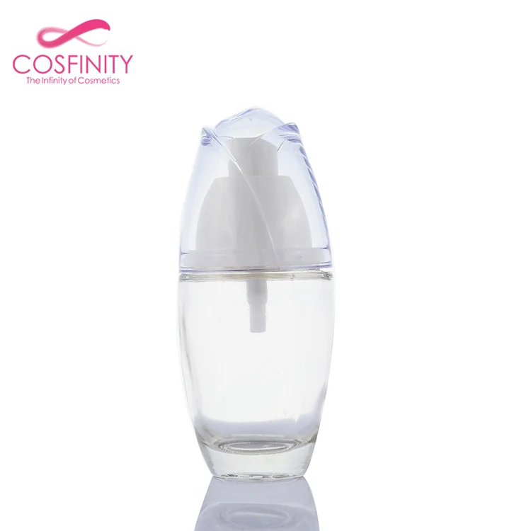 CP07-0002 Professional cosmetic packaging supplier glass bottle foundation bottle liquid