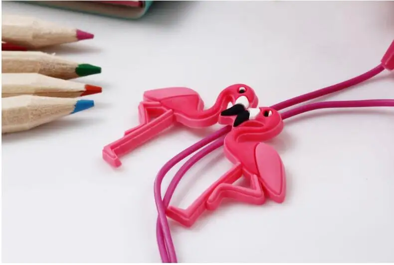 Hot Selling cartoon headphones earphone Flamingo unicorns cartoon Headset