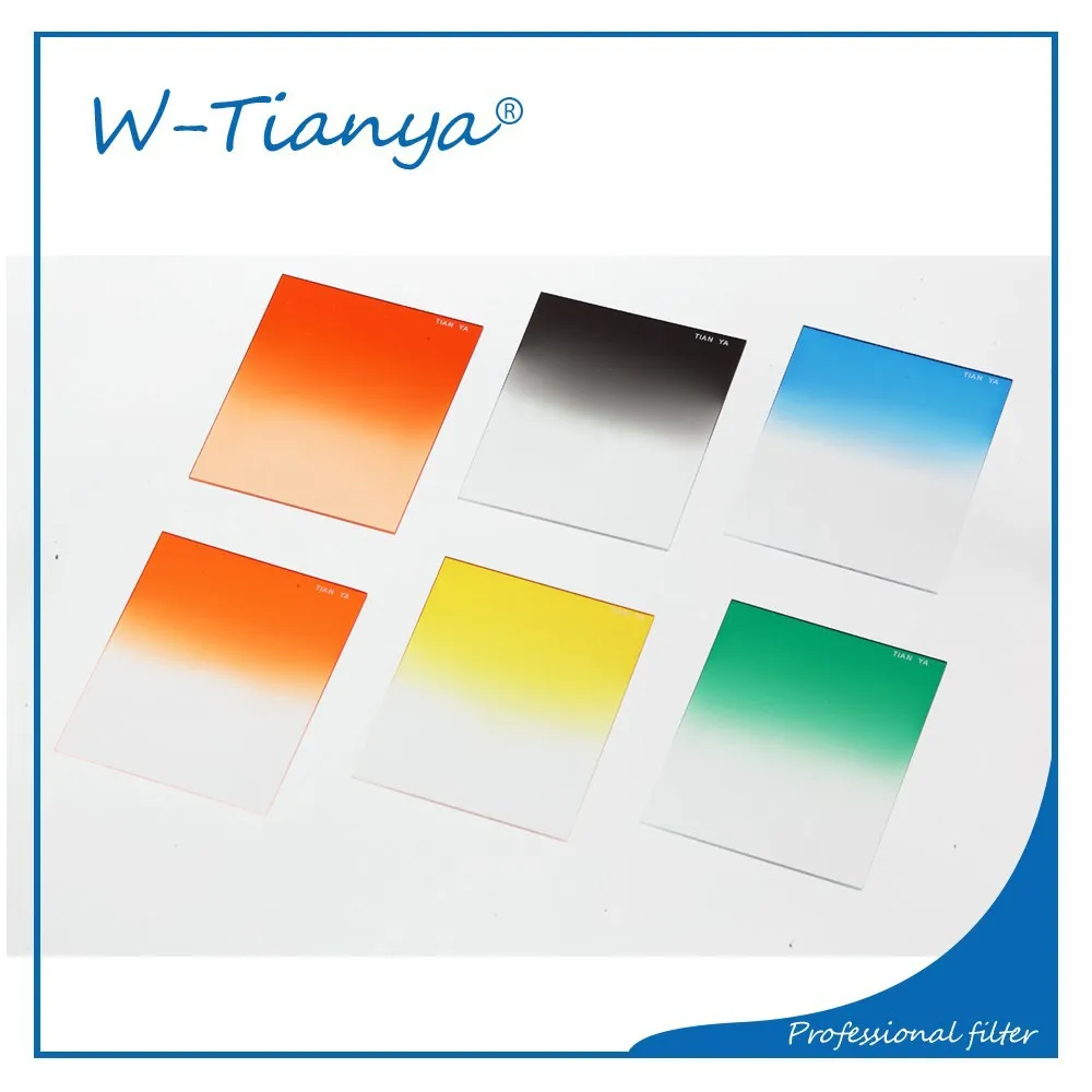 wholesale 84*100mm Cokin P Series Gradual Grey Filter for camera