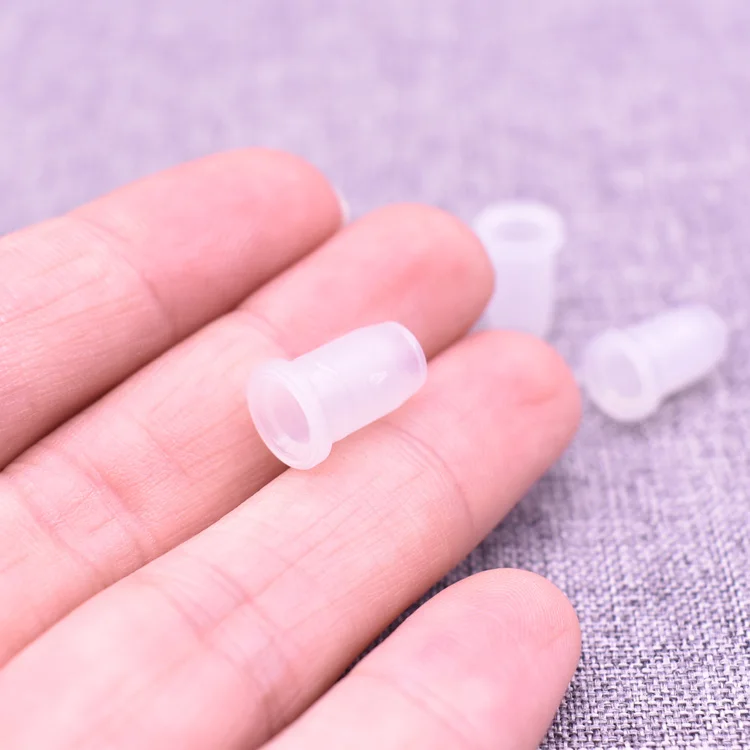 nail polish bottle wiper plug plastic wiper