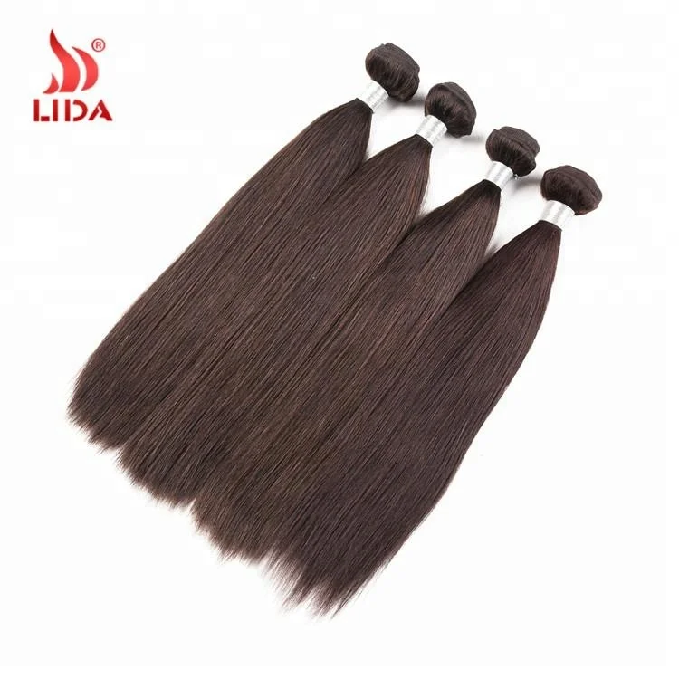 
Cheap Brazilian Human Hair extensions brown 2# silky weaves 8 inch human hair weave 