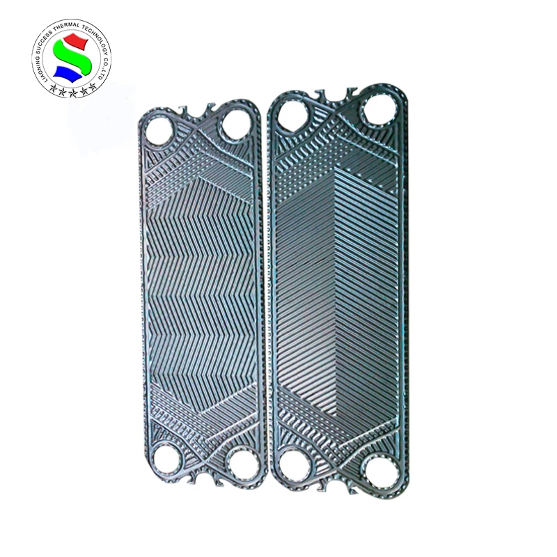 Heating or cooling stacked plate heat exchanger VT80m