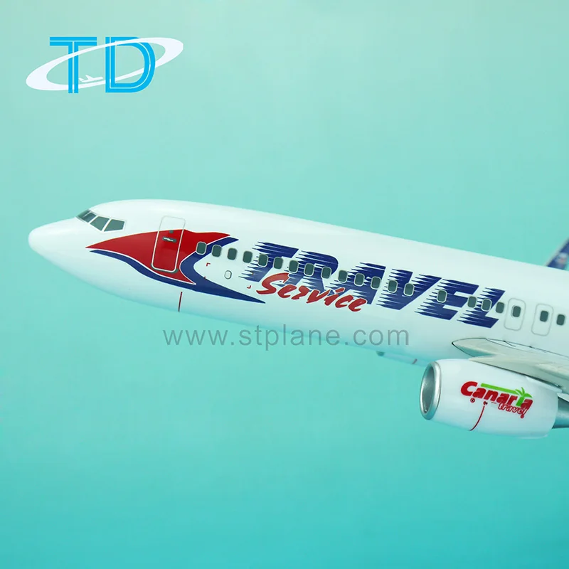 B737-800 1/100 Travel Service Airlines Gift Passenger Aircraft Model