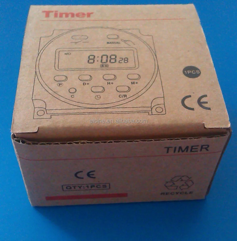 Программируемый электронный таймер на неделю 12 В (THC-101A CN101A)