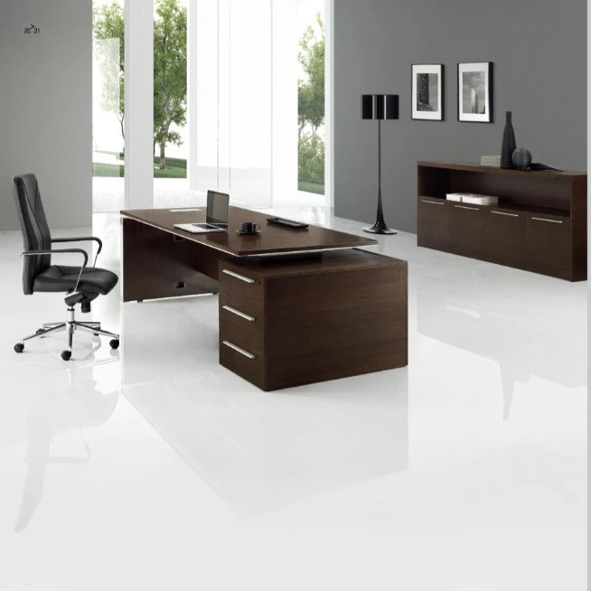 New modern office furniture latest office glass tabletop designs executive desk