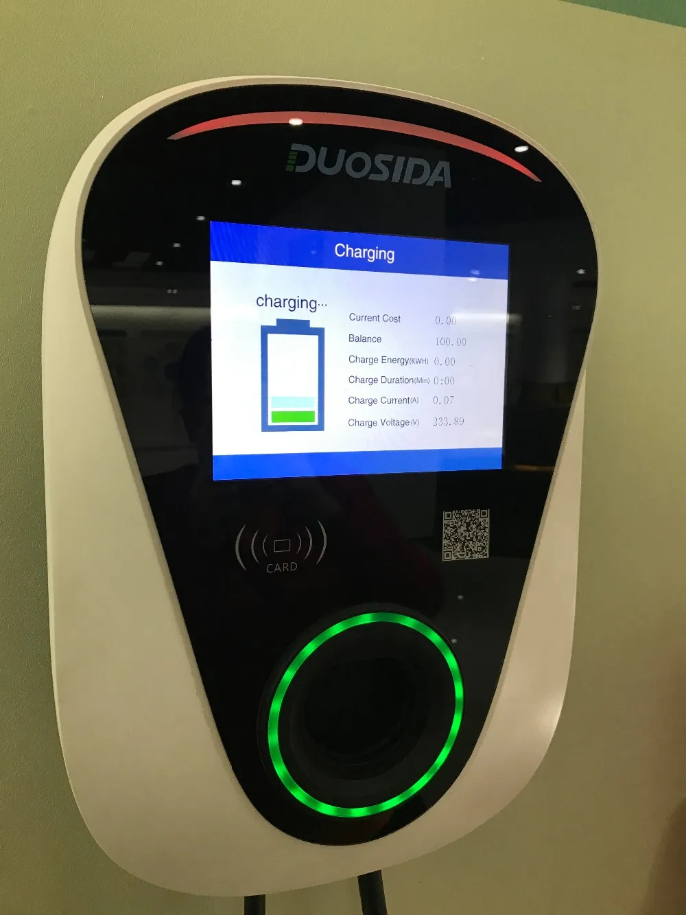 7.4KW 32A single phase EV wallbox Sation 2080-SES-32-ORW-5C