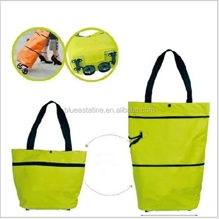 hot sale foldable and folding shopping trolley bag
