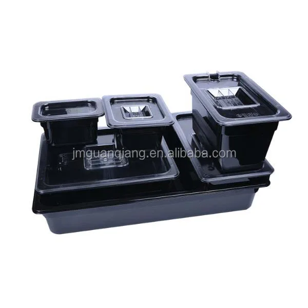 NSF Food grade1/1- 1/2-1/3-1/4/1/6-1/9 GN polycarbonate food pan pc food containers for restaurant hotel