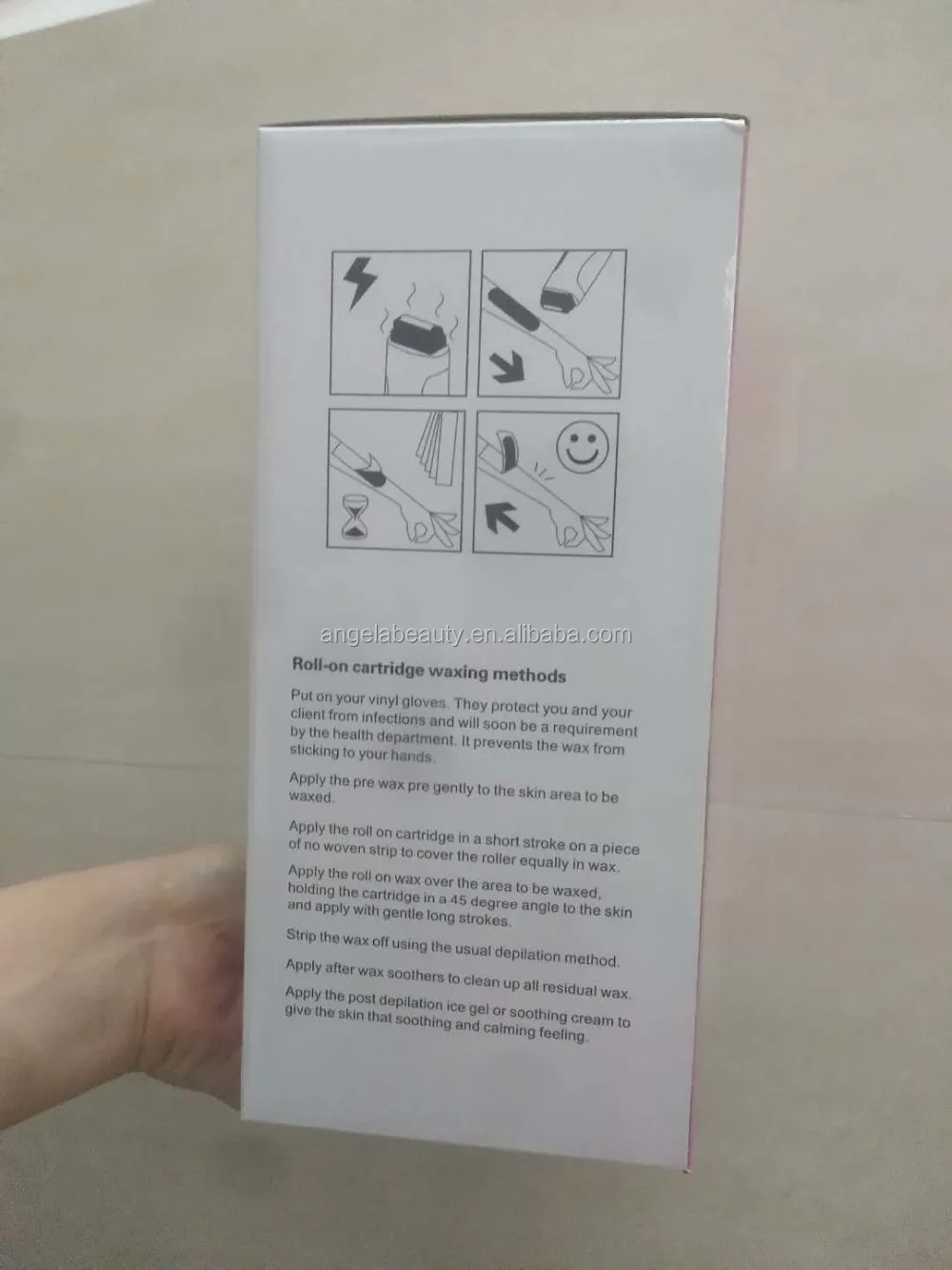 A1109 100g roll on hot depilatory wax cartridge waxing hair removal hot film waxing for bikini full body