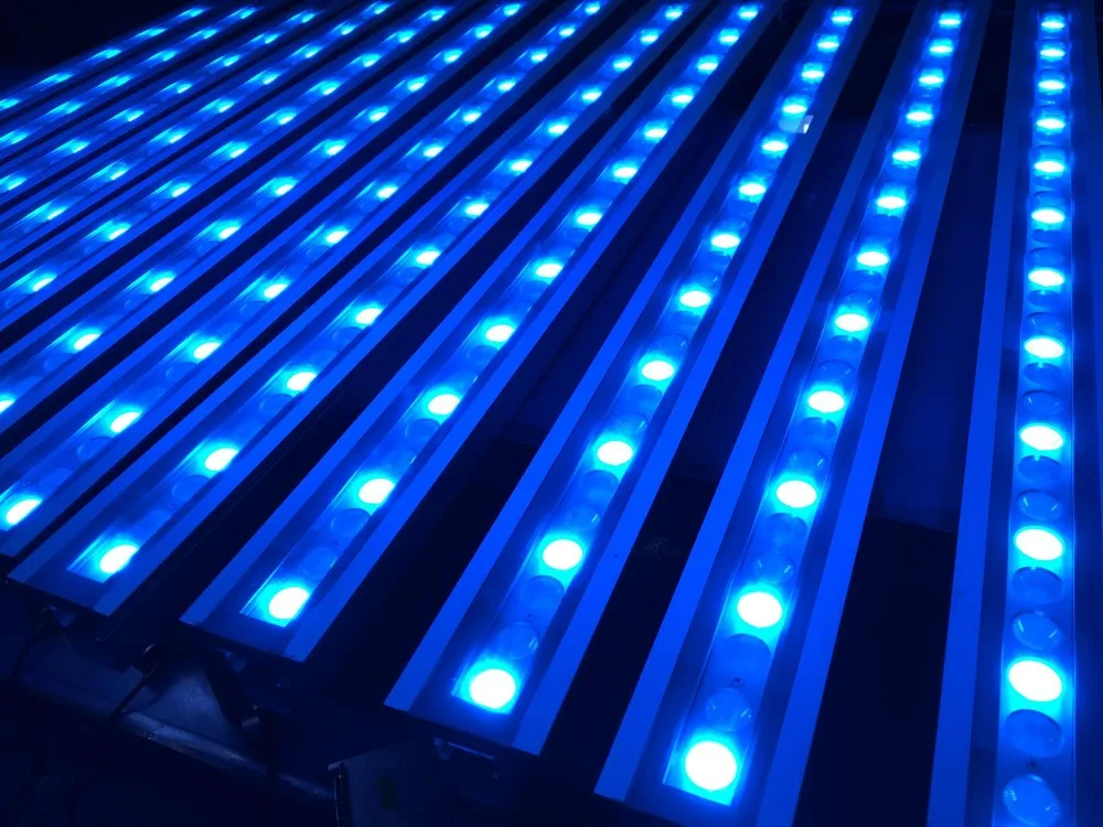 IP67 48W waterproof recessed linear rgbw wall washer lights