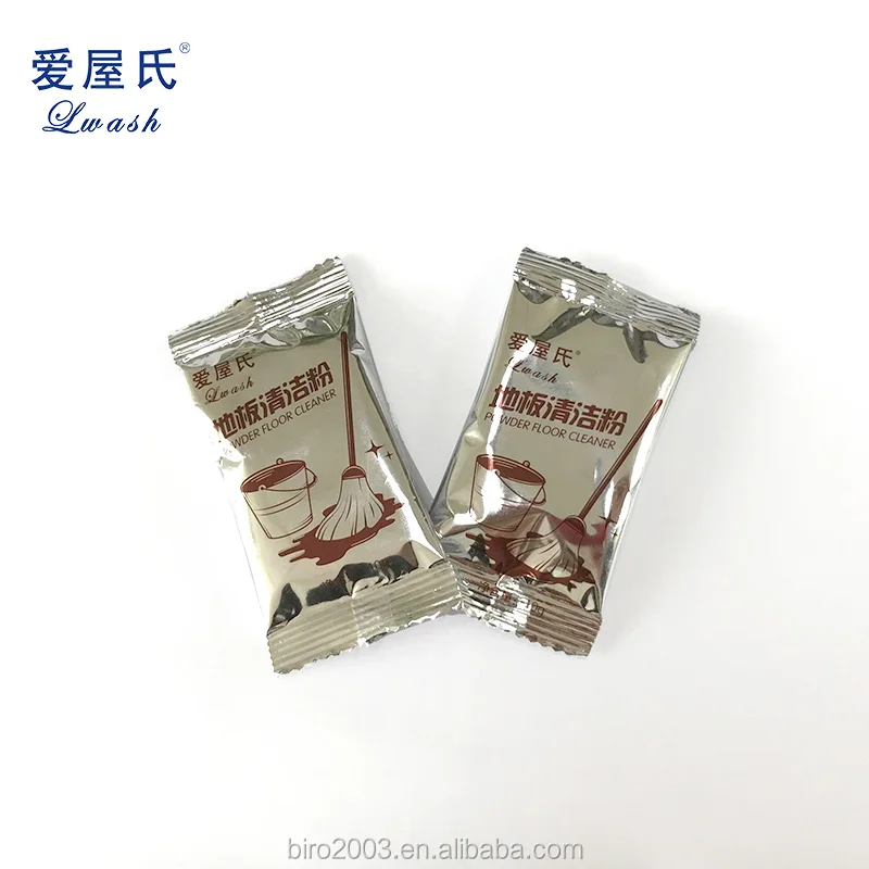 
OEM/ ODM Powerful White Powder Laminate Floor Cleaner 10g*12pcs Removes Various Stains Safe To Use 