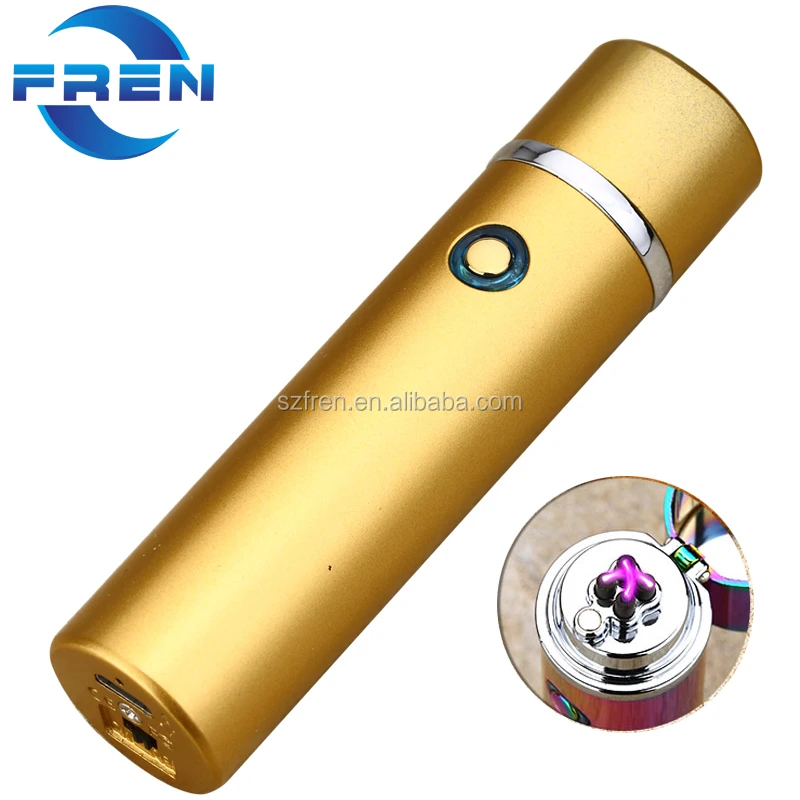 Metal Cigar Pipe Lighter Electronic Rechargeable Flameless USB Smoking Accessories Lighters Best Business Gift
