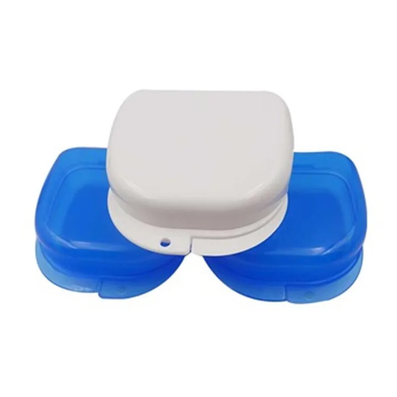 Custom Different Models of Mouth tray case dental denture stock container Mouthpiece plastic packaging box
