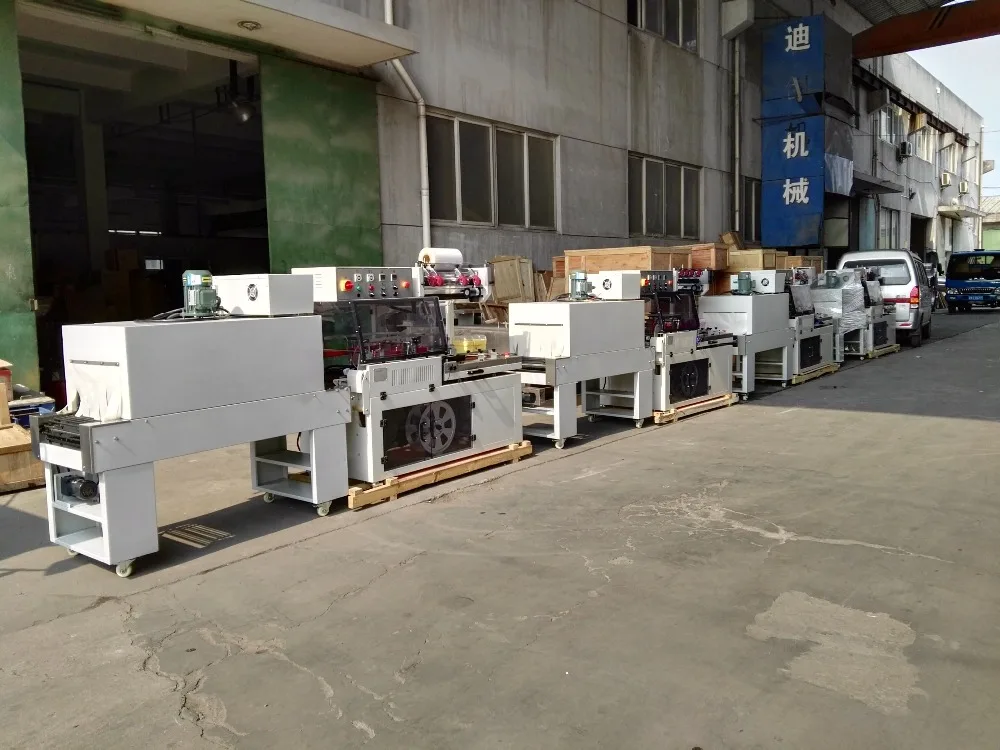 
DC-5540 L-shaped High quality Heat tunnel shrink wrapping packaging machine 