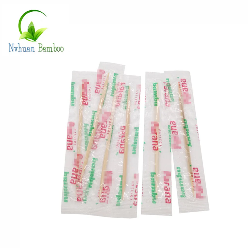 PE wrapped individual toothpick cello mint toothpicks flavored toothpicks