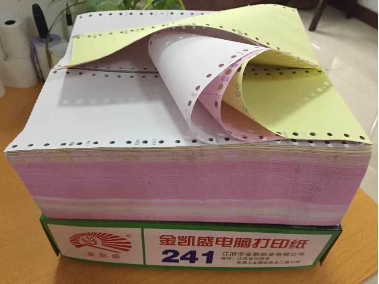 High quality ncr paper sheets roll carbonless paper