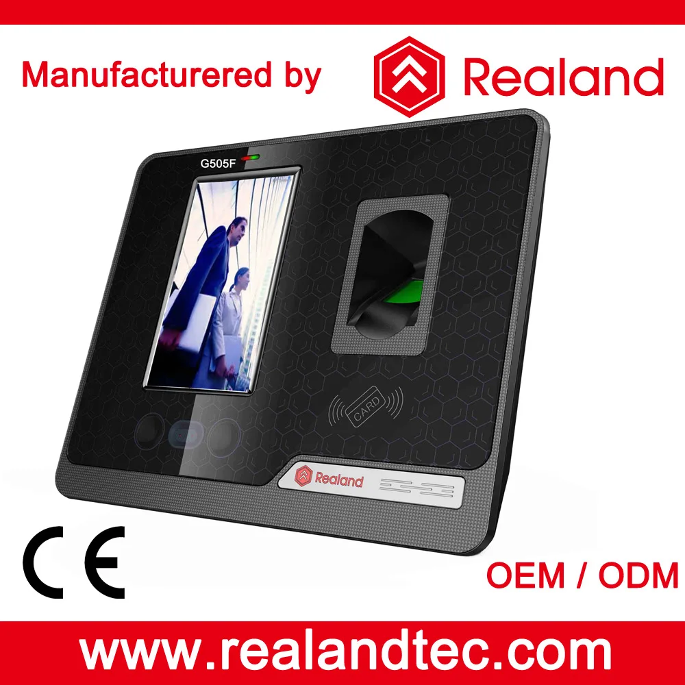 Realand G-M505 с функцией распознавания лиц время записывающего устройства Фингерпринта система TCP IP простой системы контроля доступа