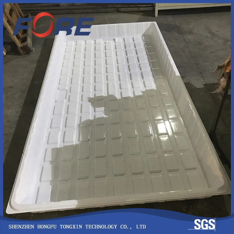 Black White ABS Plastic 2x2 3x3 4x4 Hydro Fodder Flood and Drain Table Suppliers